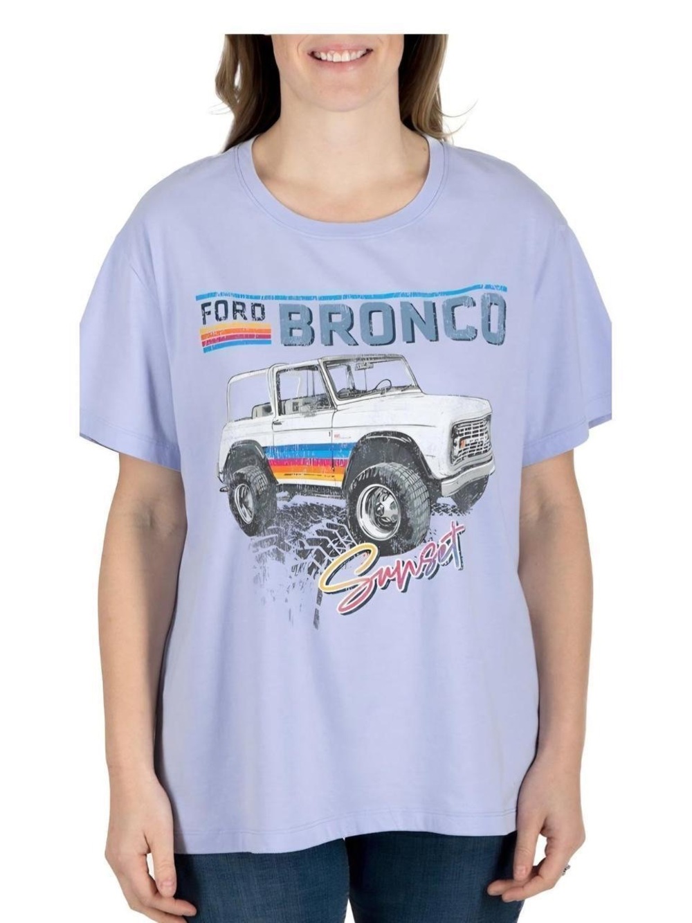 Ford Light Purple Tee with Blue Logo